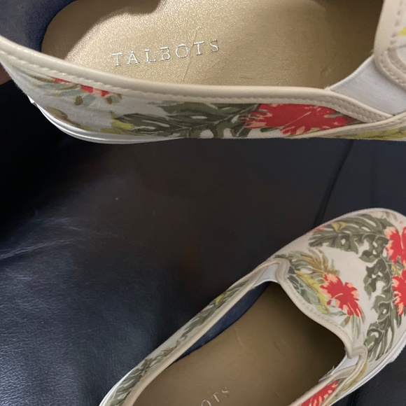 Talbots slip on canvas Loafers flats floral womens size 9 9m - Picture 6 of 9